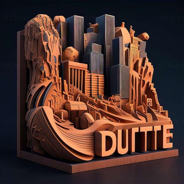 3D модель Игра Дрифт Сити (STL)
